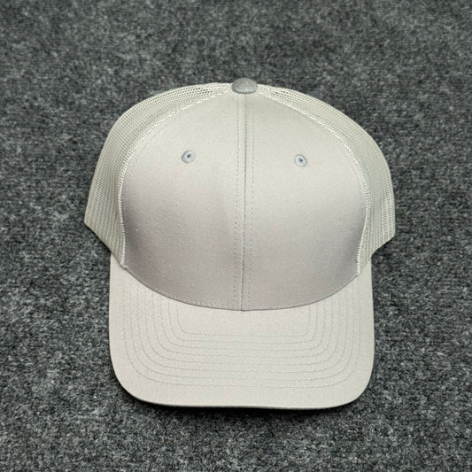 Light Gray Mesh Trucker Cap