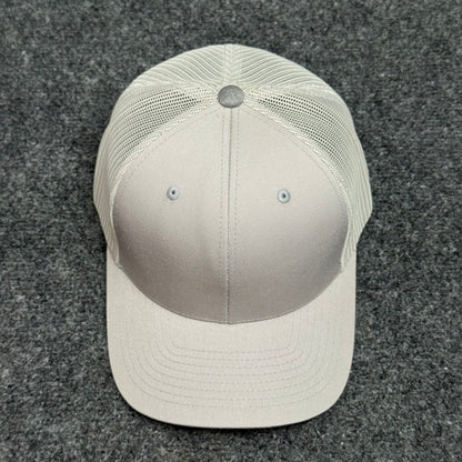 Light Gray Mesh Trucker Cap