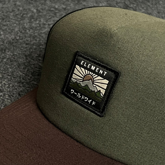 California Republic Trucker Cap – Olive, Brown & Black Mesh