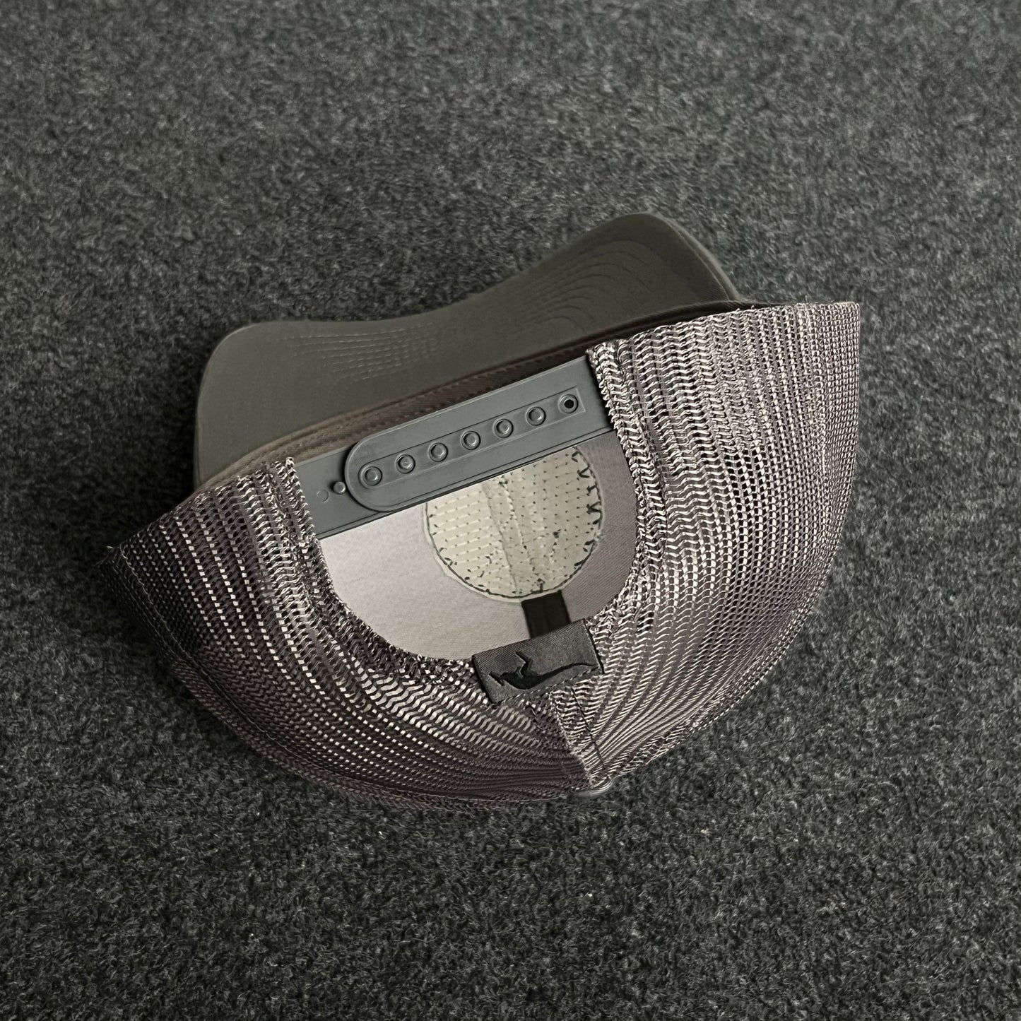 Kangaroo Outback Trucker Cap – Charcoal Gray & Black Mesh