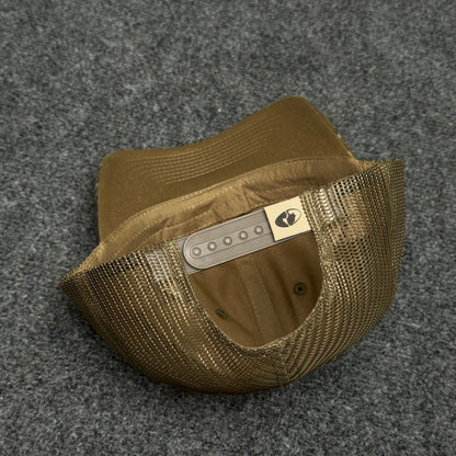 Leaf Camouflage and Brown Mesh Trucker Cap