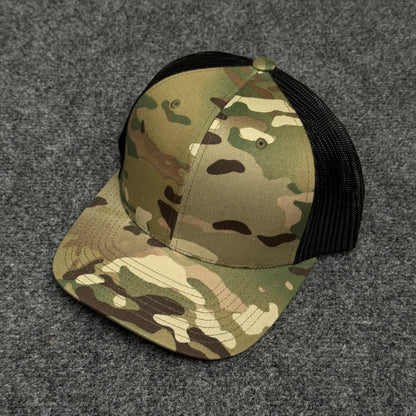 MultiCam and Black Mesh Trucker Cap