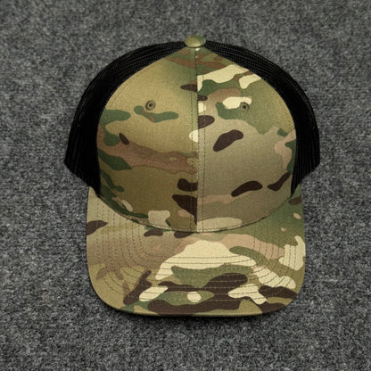 MultiCam and Black Mesh Trucker Cap