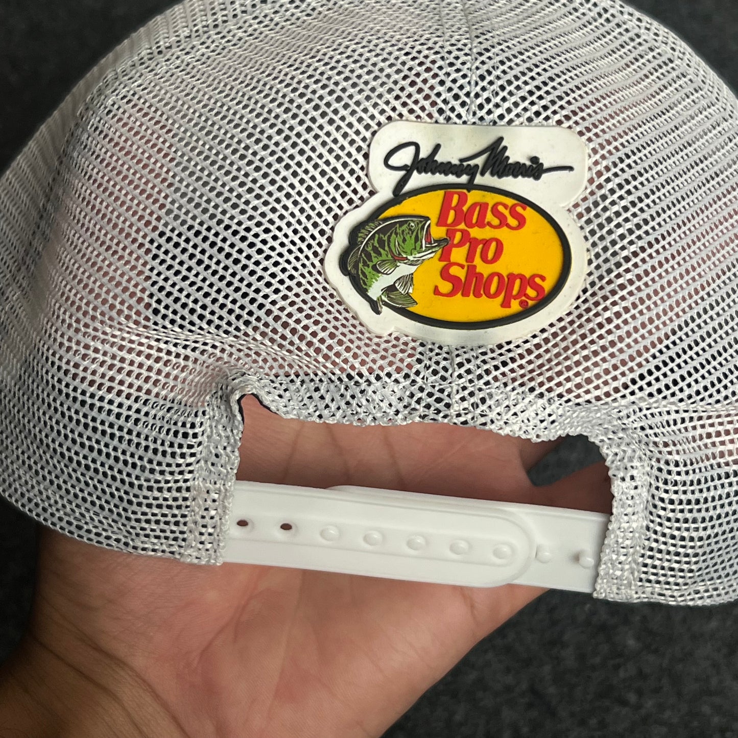 MLF Pro Fishing Trucker Cap – Black & White Mesh