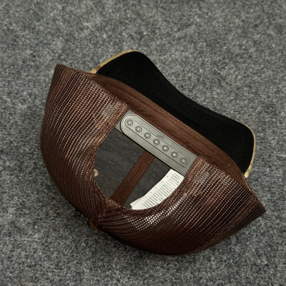 Desert Camouflage and Brown Mesh Trucker Cap