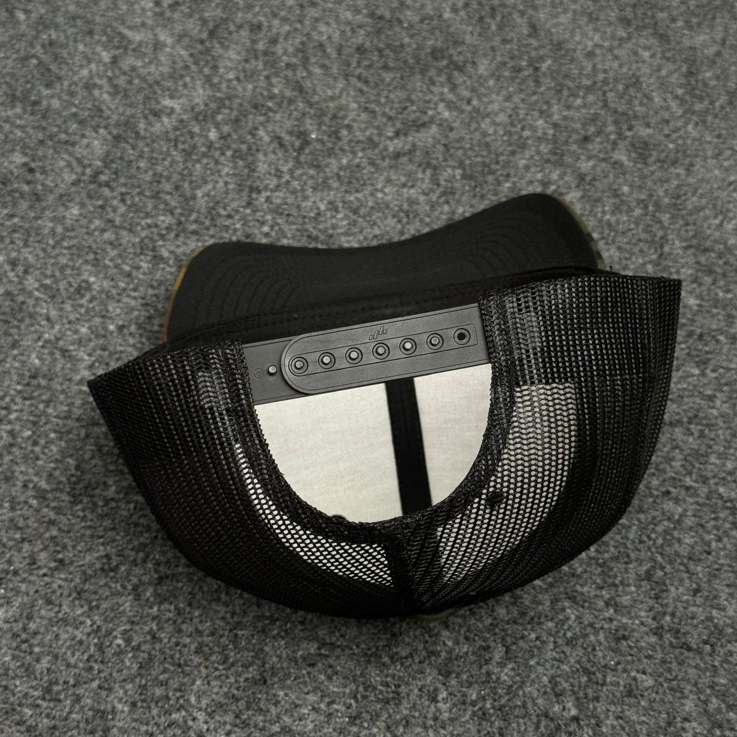 Woodland Camouflage and Black Mesh Trucker Cap