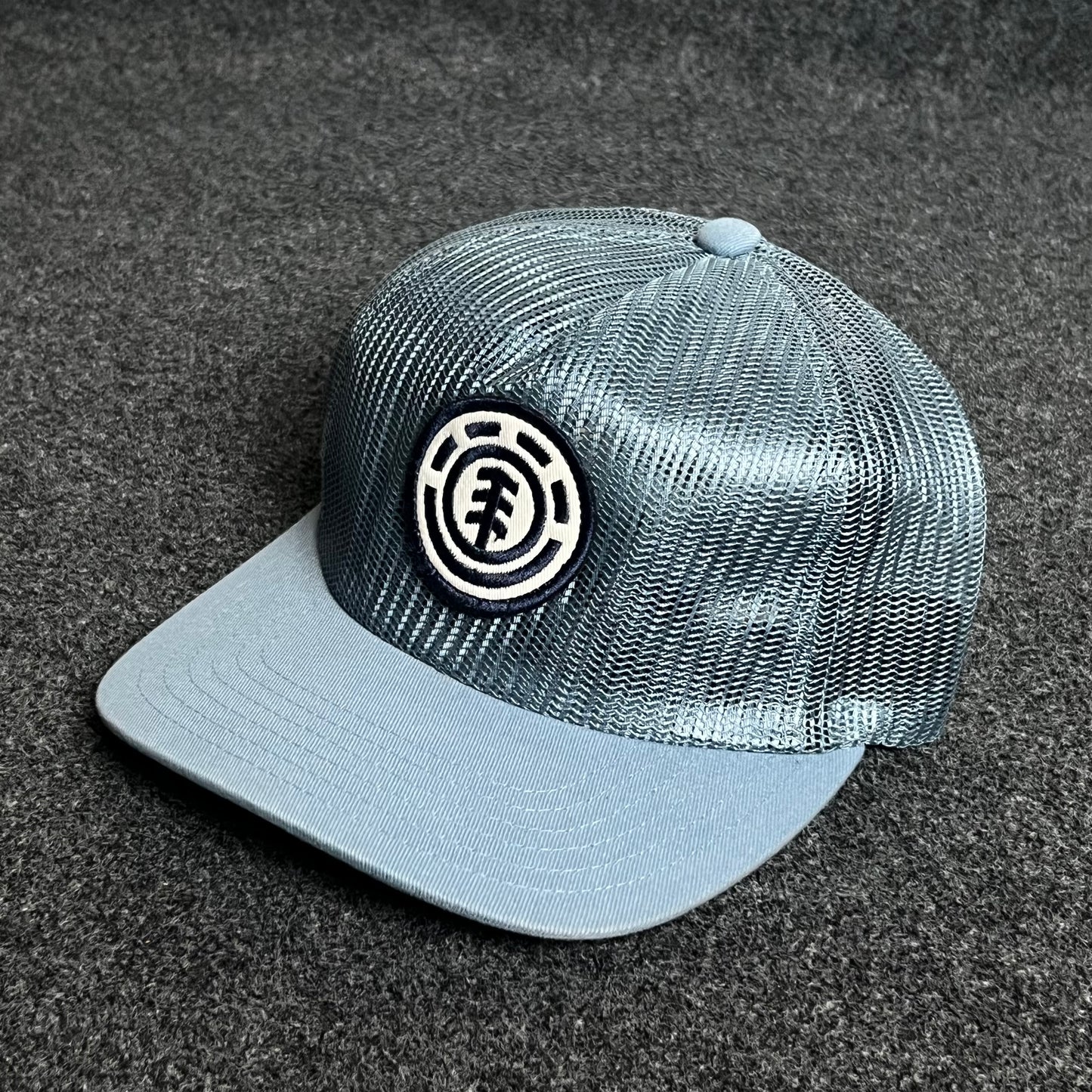 Blue Mesh Trucker Cap – Element Logo Patch