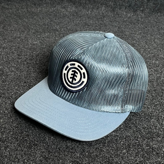 Blue Mesh Trucker Cap – Element Logo Patch