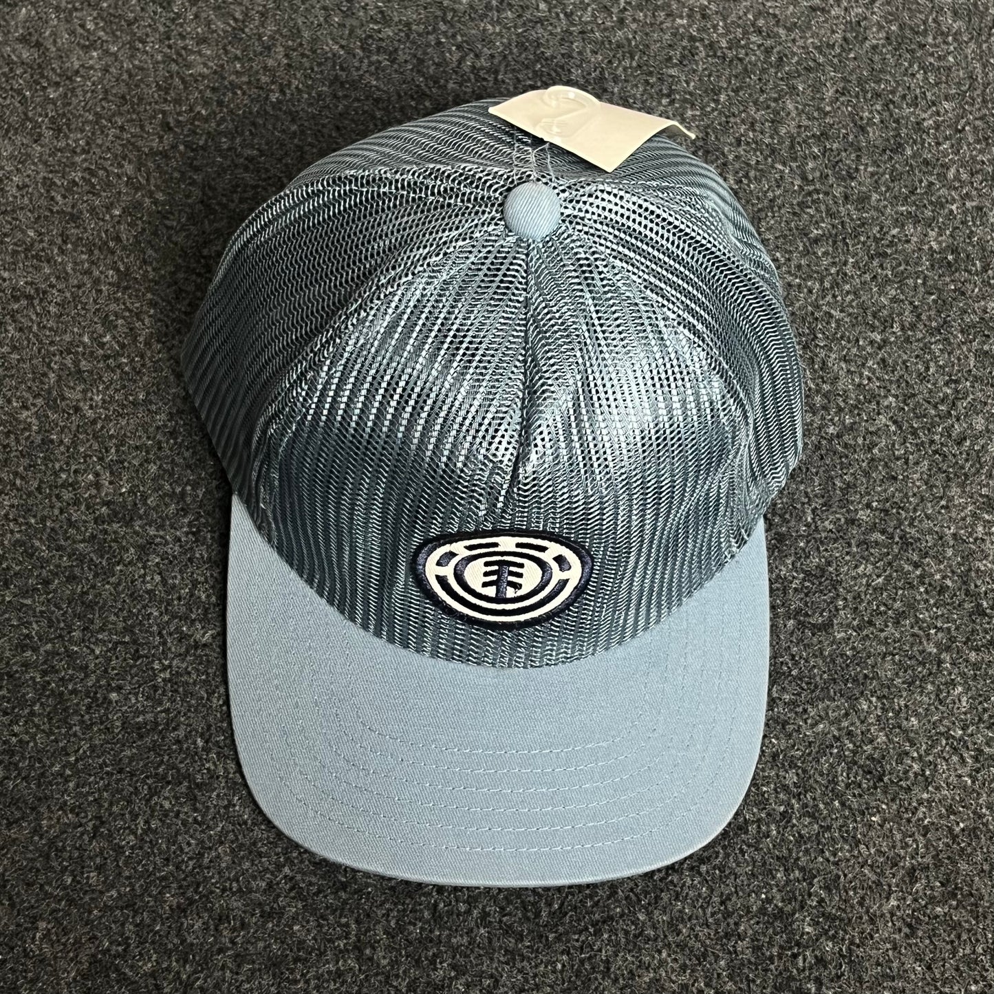 Blue Mesh Trucker Cap – Element Logo Patch