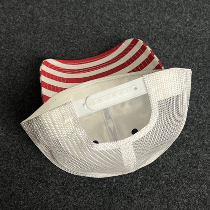 American Flag Mesh Trucker Cap – Stars & Stripes Design