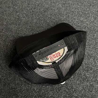 Bass Pro Shops Mesh Trucker Cap – Black & White Edition