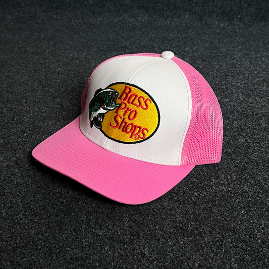 Bass Pro Shops Mesh Trucker Cap – Pink Edition