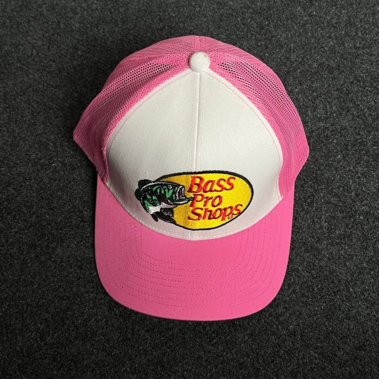 Bass Pro Shops Mesh Trucker Cap – Pink Edition