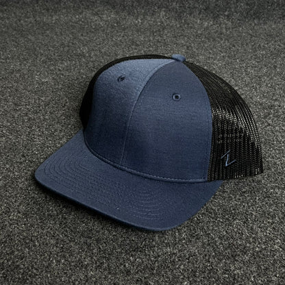 Mesh Trucker Cap – Navy & Black Edition
