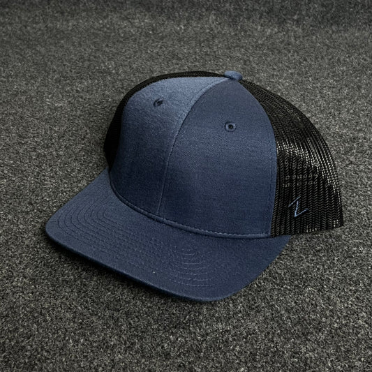 Mesh Trucker Cap – Navy & Black Edition