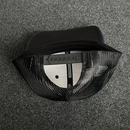 Mesh Trucker Cap – Navy & Black Edition