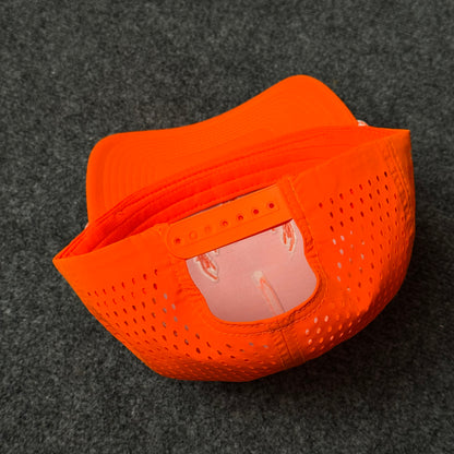 Elk Freak PRO Logo Rope Trucker Cap in Blaze Orange