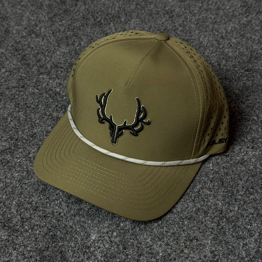 PRO Logo Rope Trucker Cap in Loden / Brown