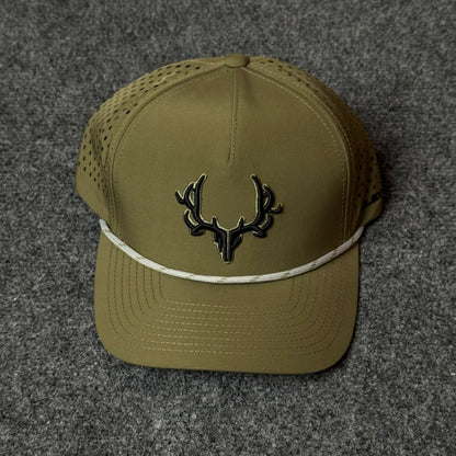 PRO Logo Rope Trucker Cap in Loden / Brown