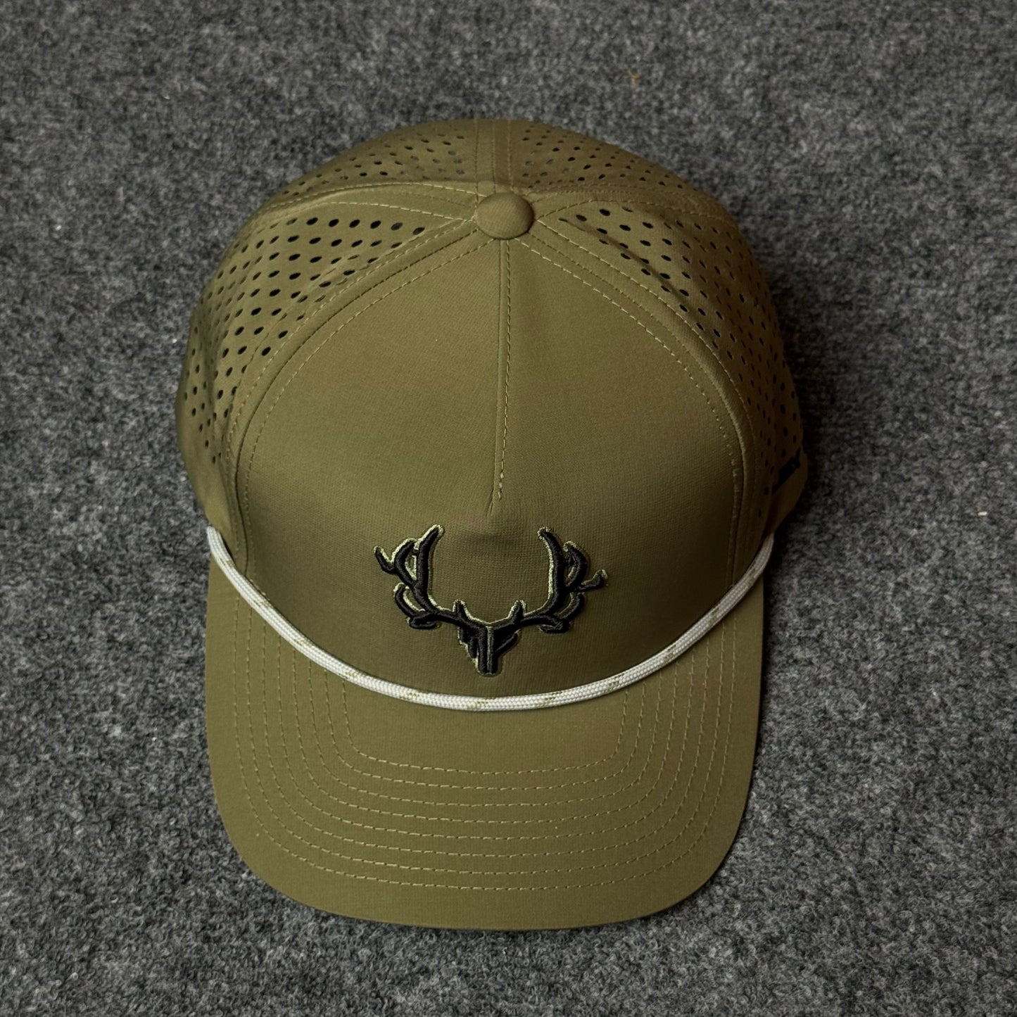 PRO Logo Rope Trucker Cap in Loden / Brown