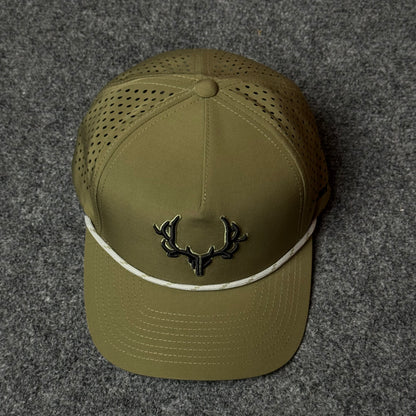 PRO Logo Rope Trucker Cap in Loden / Brown