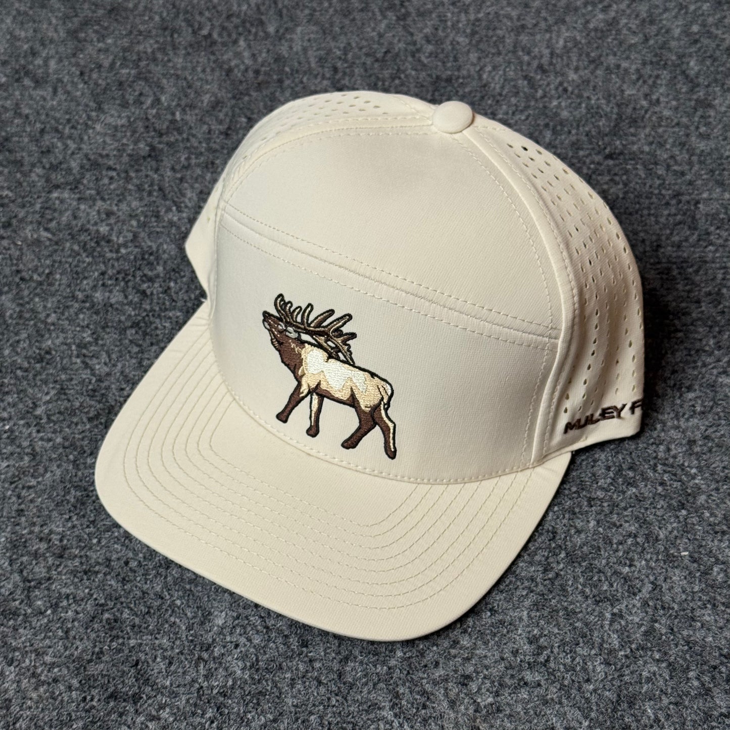 Cream Elk Performance Cap