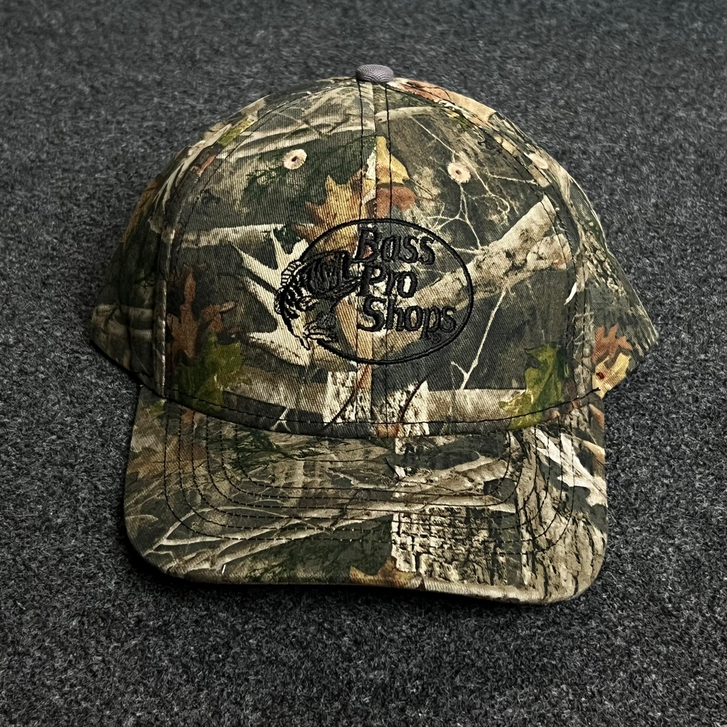 Bass Pro Shops Baseball Cap – Woodland Camo Edition