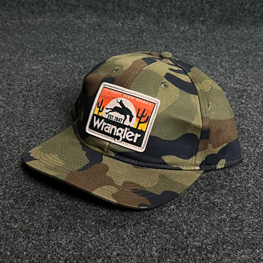 Wrangler Baseball Cap – Camo (Desert Patch)