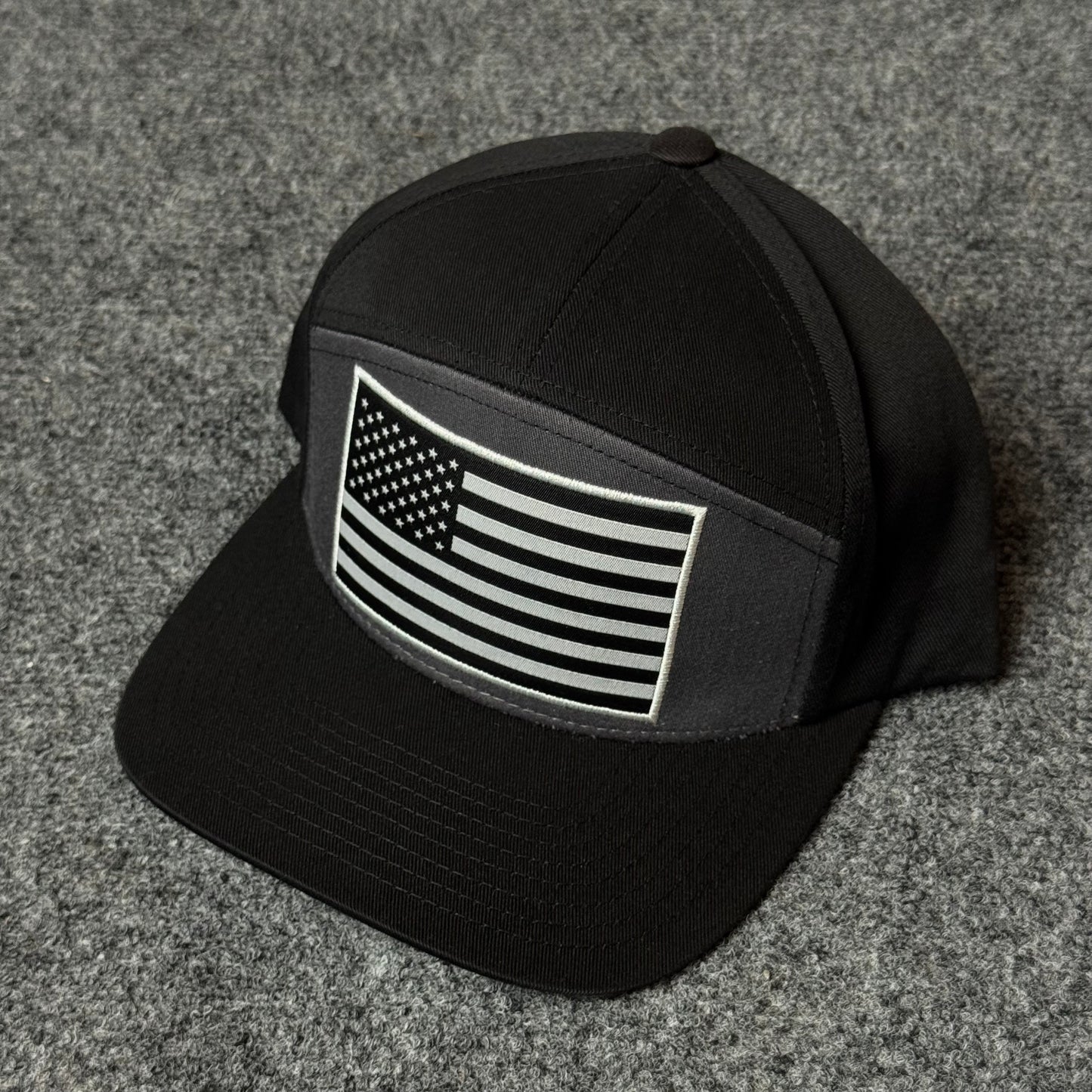 Performance Trucker Cap (Patriot Edition) in Black