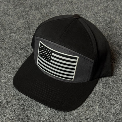 Performance Trucker Cap (Patriot Edition) in Black