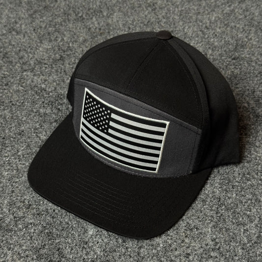 Performance Trucker Cap (Patriot Edition) in Black