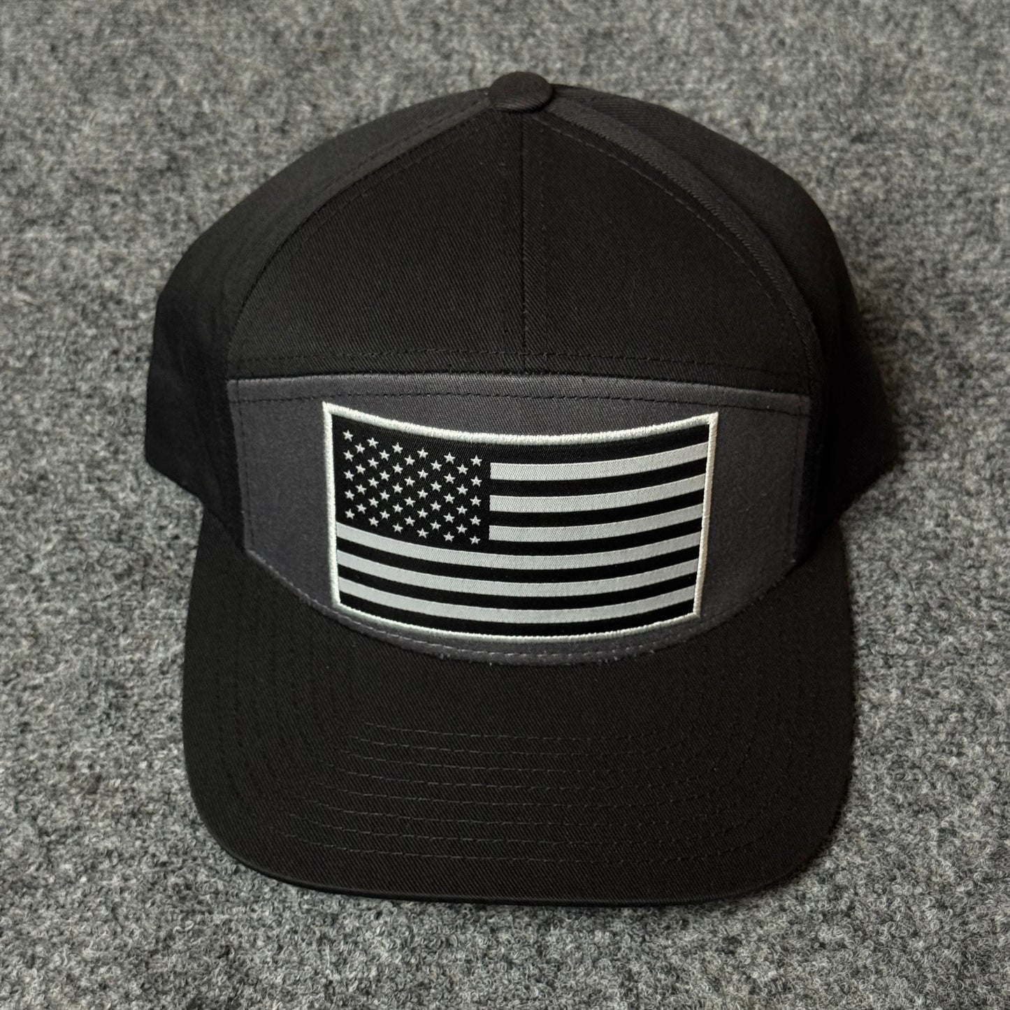 Performance Trucker Cap (Patriot Edition) in Black