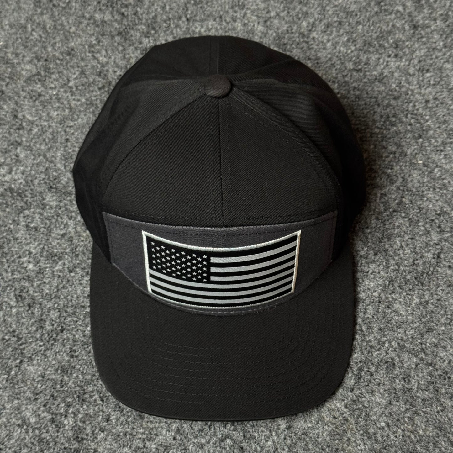 Performance Trucker Cap (Patriot Edition) in Black