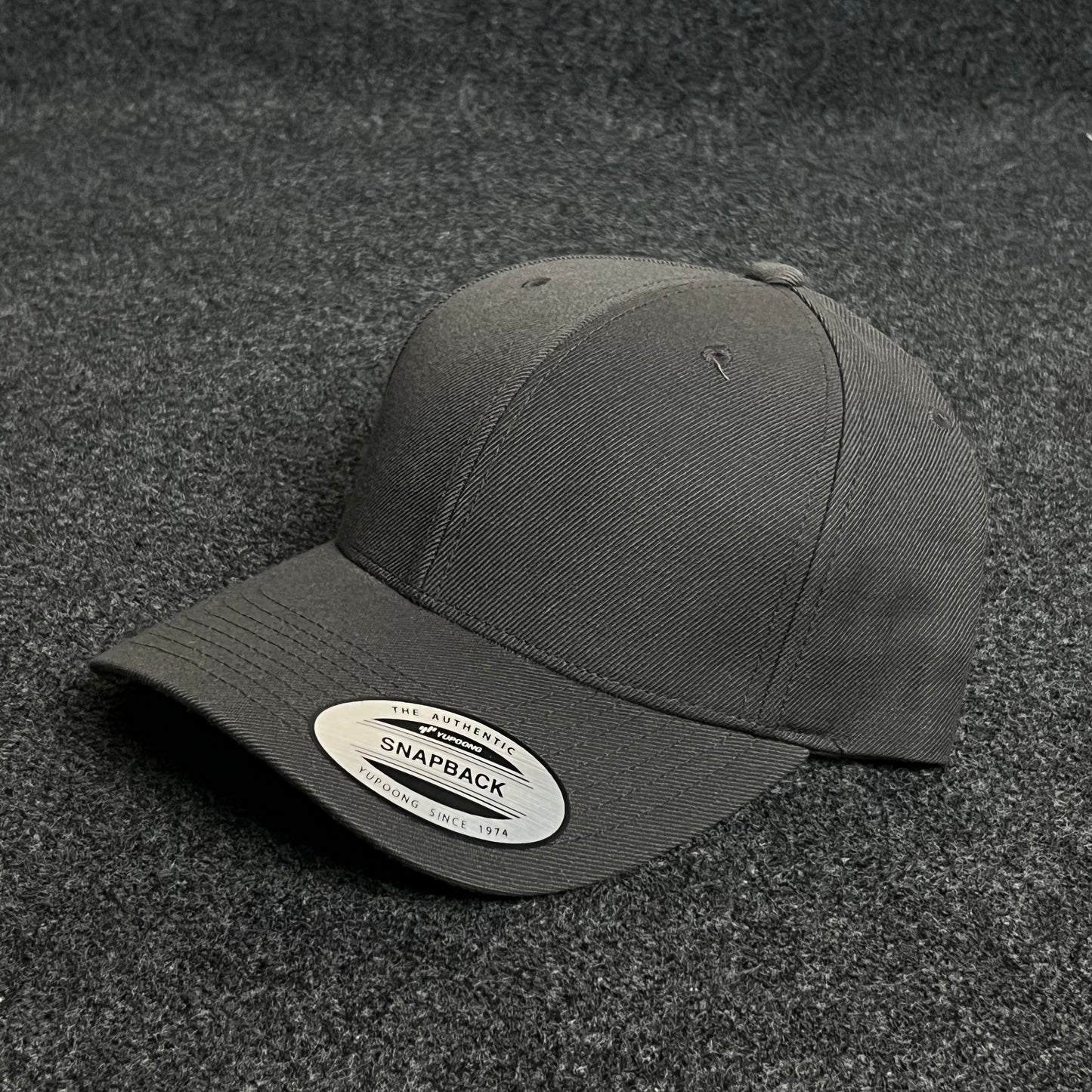 Classic Baseball Cap – Charcoal Gray (Flexfit)