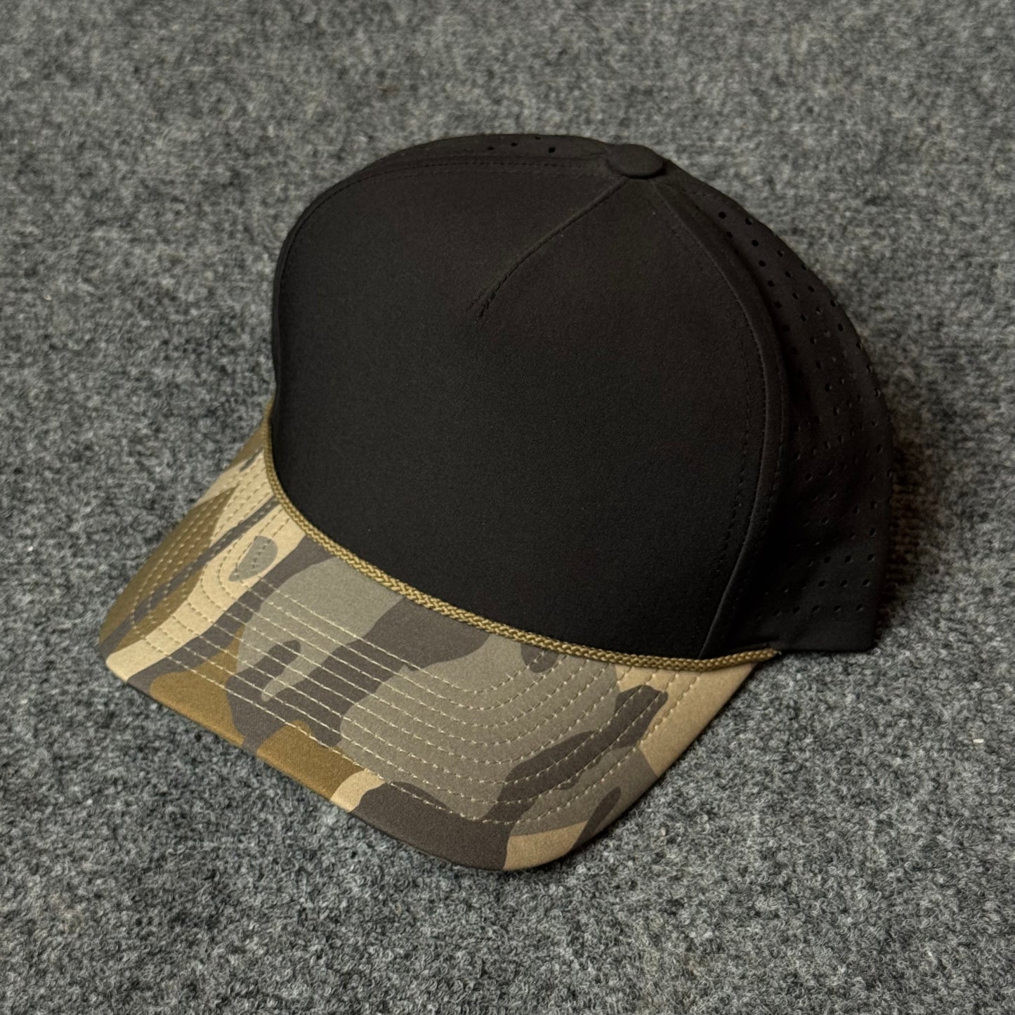 PRO Logo Rope Trucker Cap in Black