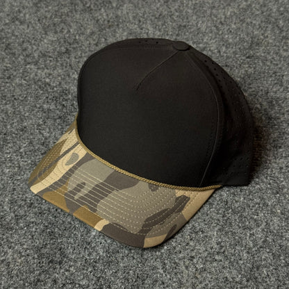 PRO Logo Rope Trucker Cap in Black