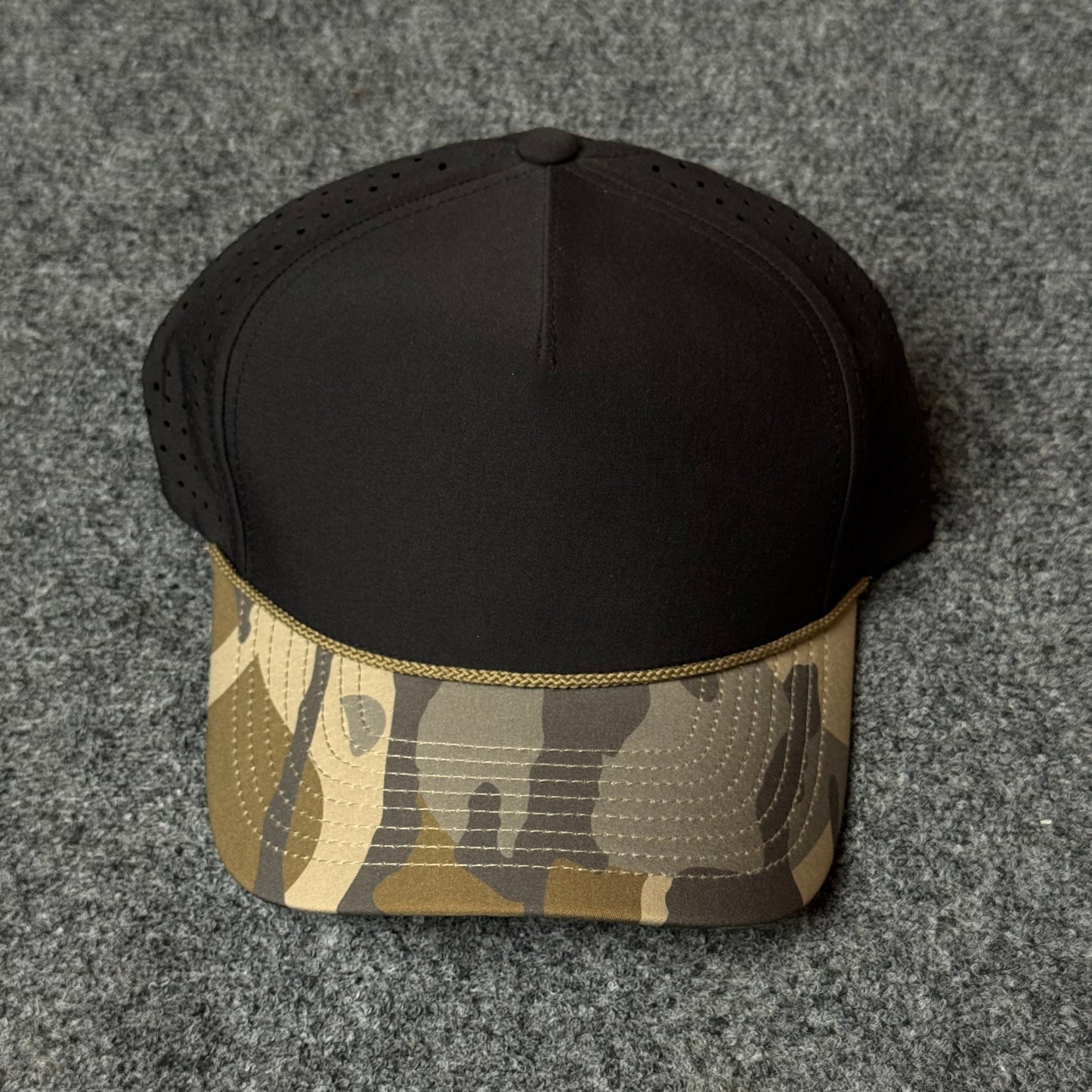PRO Logo Rope Trucker Cap in Black