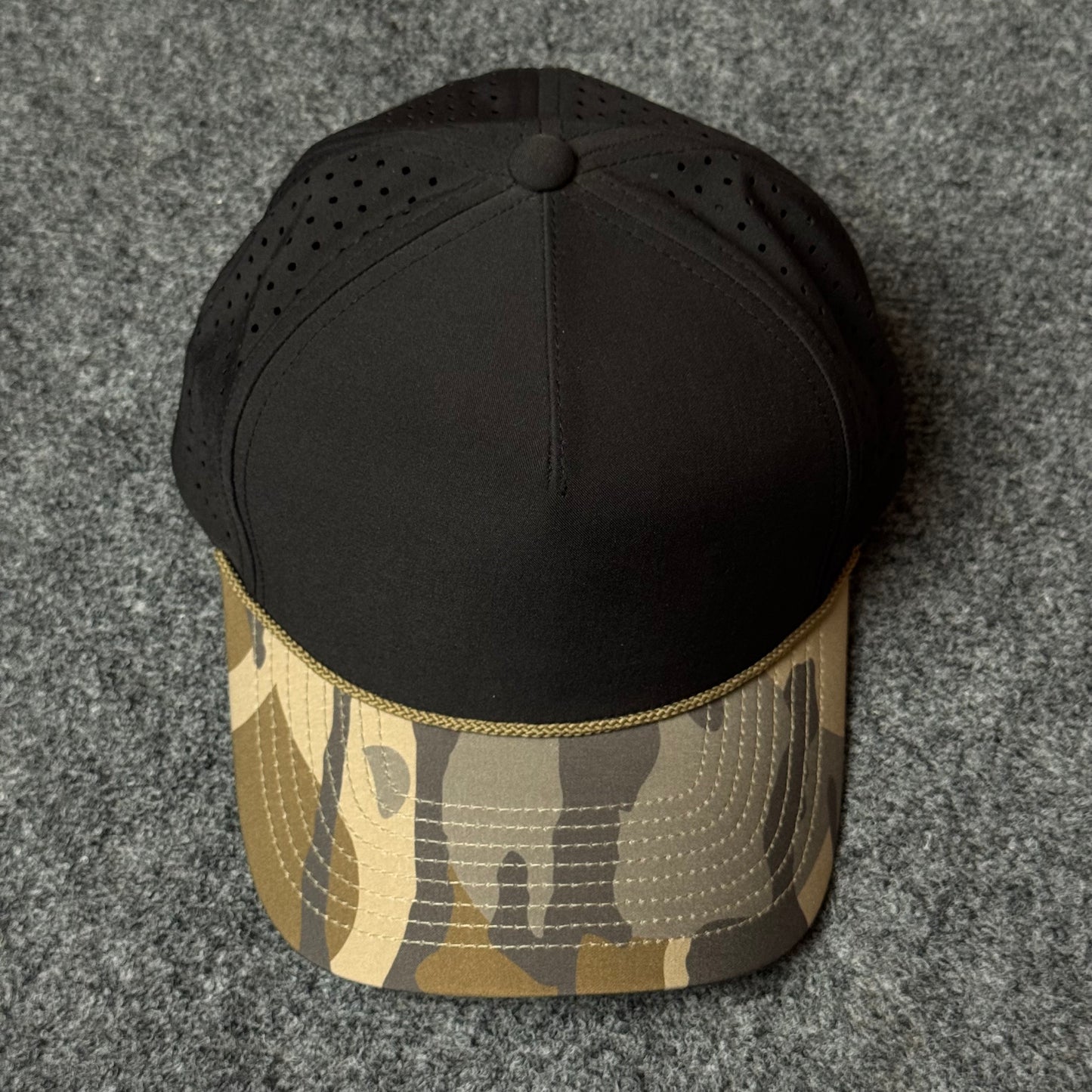 PRO Logo Rope Trucker Cap in Black