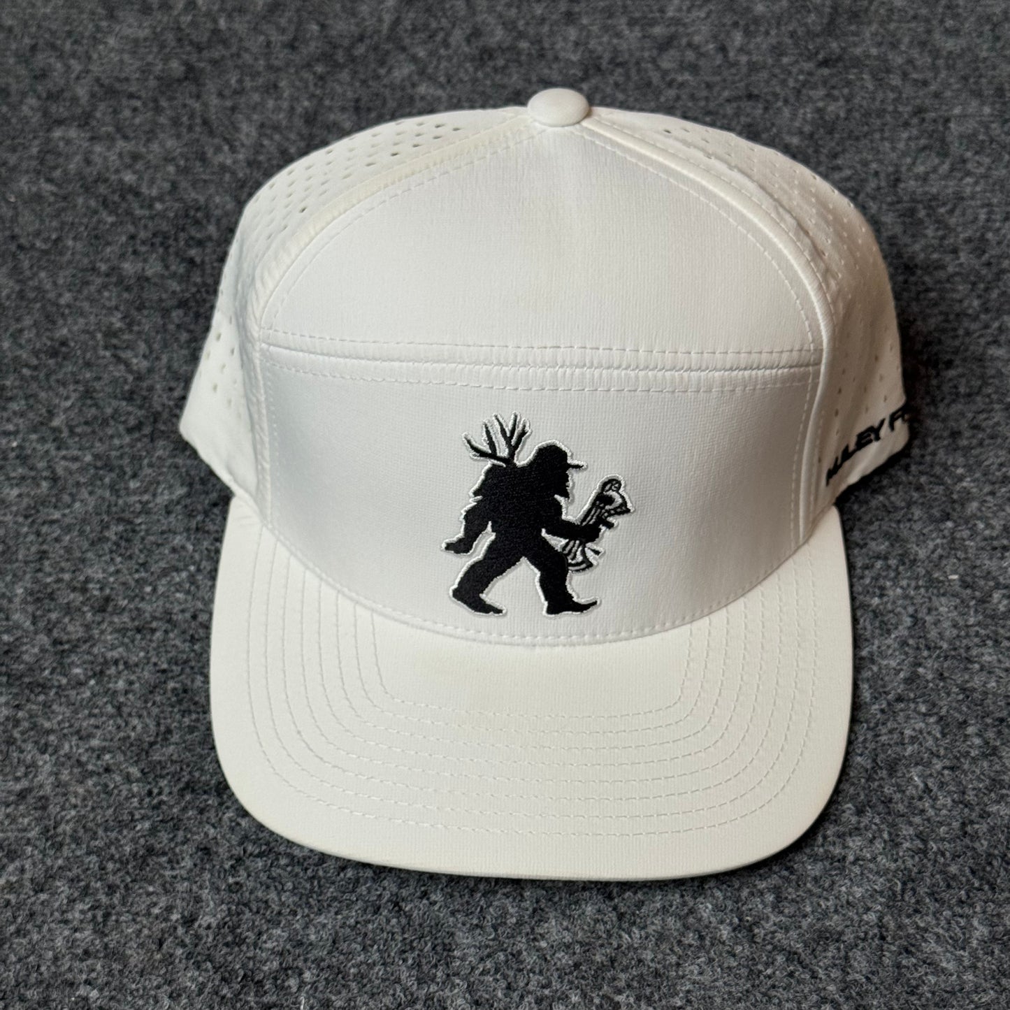 Performance Trucker Cap (Bigfoot Archery Edition) in Cream
