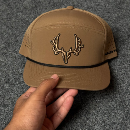 Brown and Black Antler Performance Cap