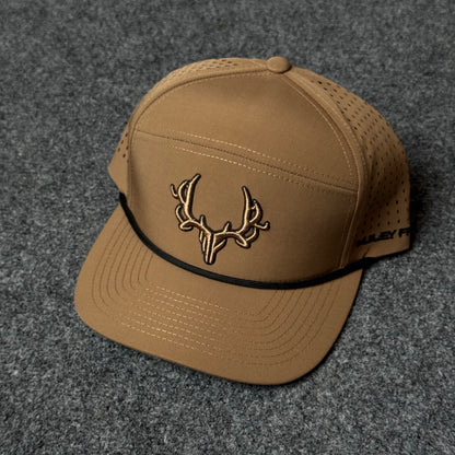 Brown and Black Antler Performance Cap