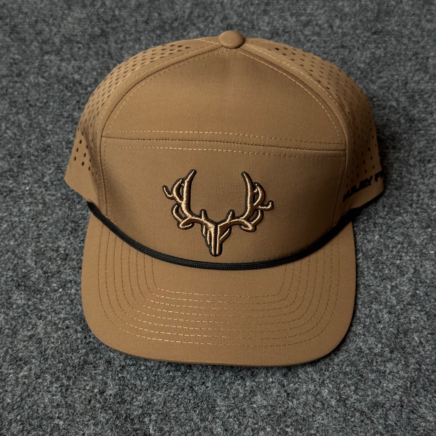 Brown and Black Antler Performance Cap