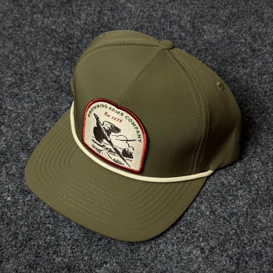 Olive Green Browning Pheasant Performance Rope Cap