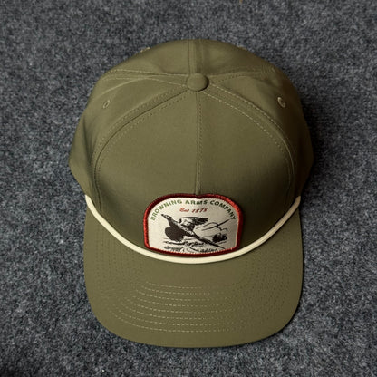 Olive Green Browning Pheasant Performance Rope Cap