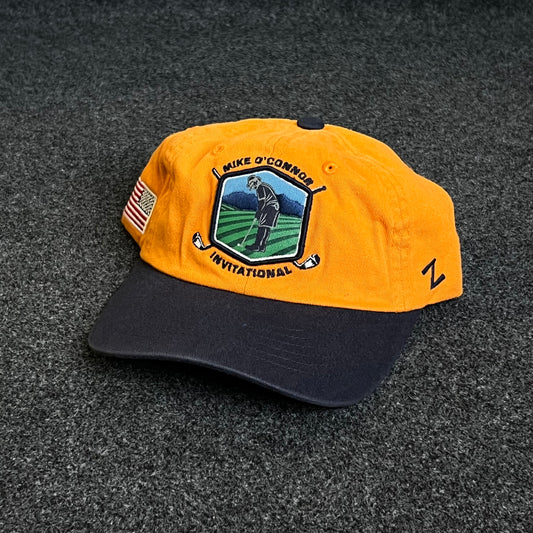 Unstructured Dad Cap – Gold & Navy (“Mike O’Donnell Invitational”)