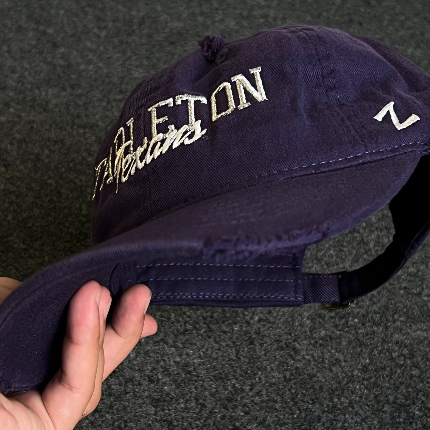 Unstructured Dad Cap – Purple “Tarleton Texans”