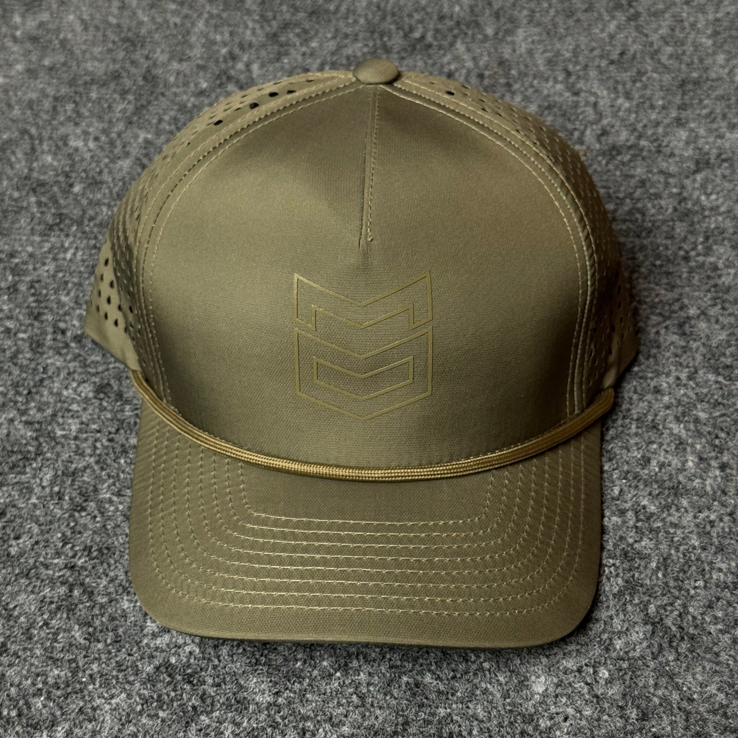 MTN OPS Rush Cap (in the Loden colorway)
