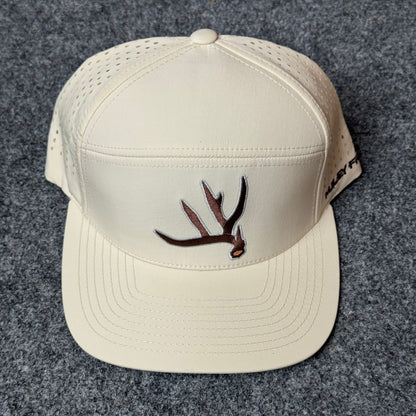 Muley Freak PRO Elk Shed Flatty Cap (in the Eggshell colorway)