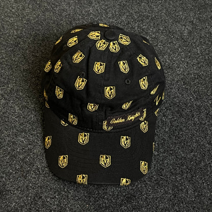 Unstructured Cadet Cap – Black with Gold “Golden Knights” Pattern