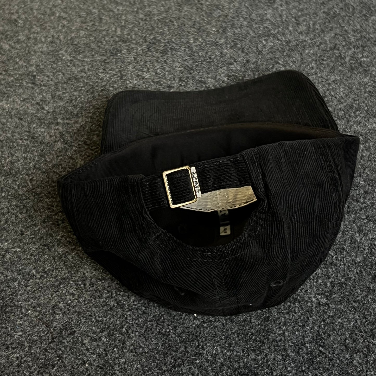 Unstructured Dad Cap – Black “Fargo Force Hockey Club”